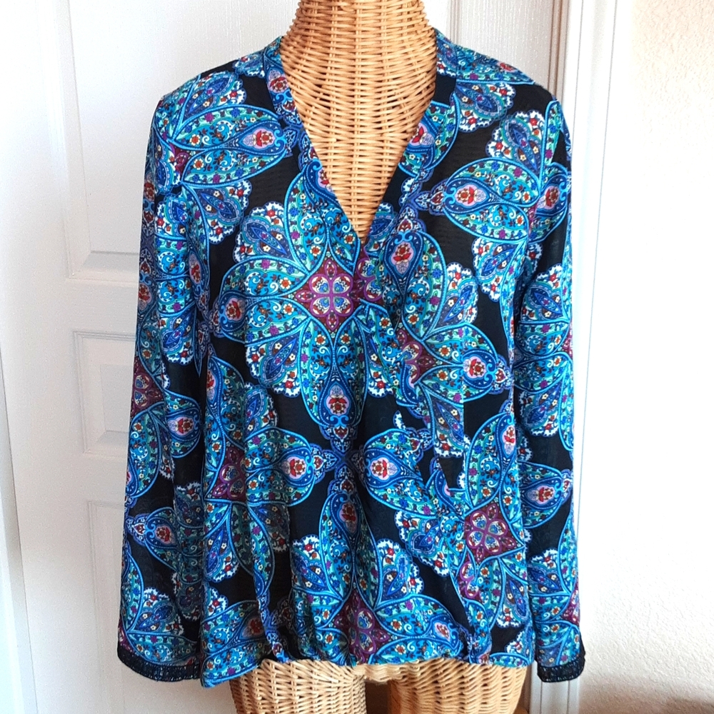 Nicole Miller Surplice top